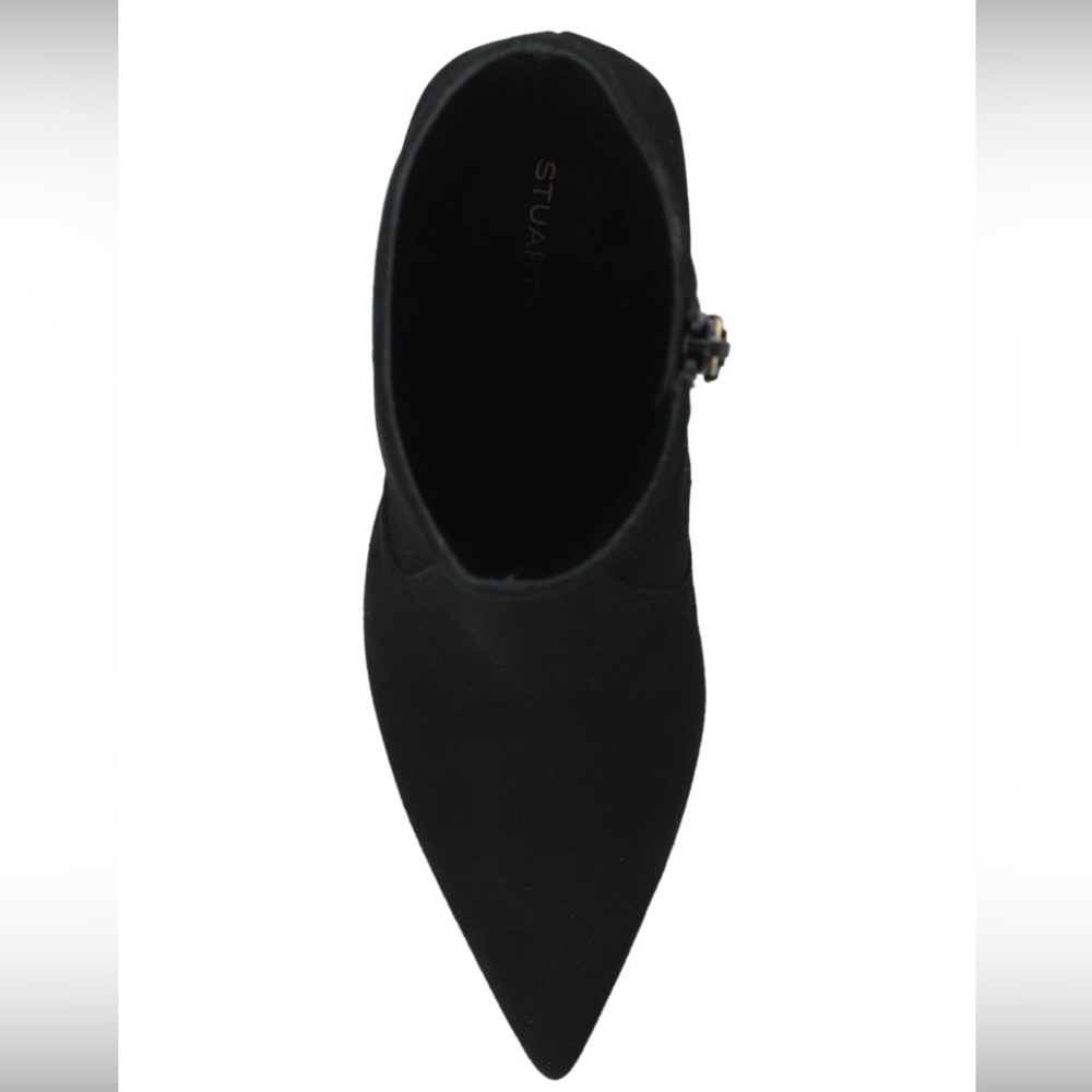 Stuart Weitzman Suede Zipped Ankle Boots - Picture 2 of 6